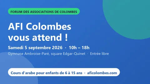 AFI Colombes au Forum des associations de Colombes 2026, samedi 5 septembre